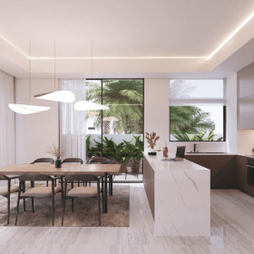 KITCHEN AND DINING