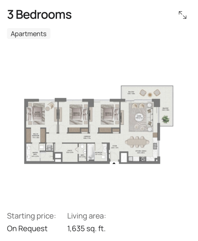 3 Bedrooms
